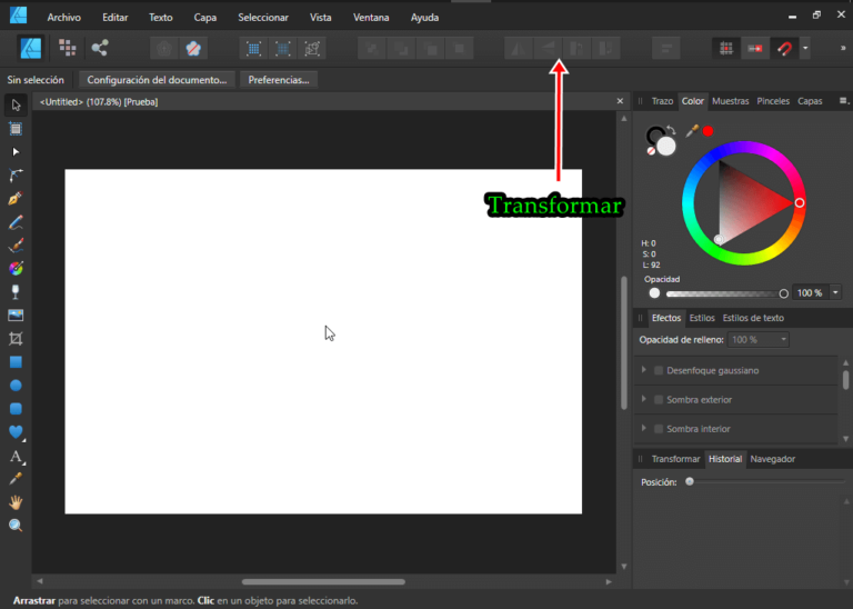 Barra de Herramientas en Affinity Designer Curso de Diseño Gráfico Online Barra de Herramientas en Affinity Designer Curso de Diseño Gráfico Online